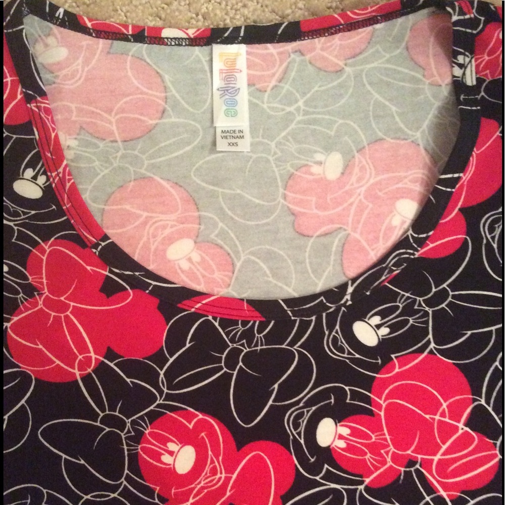 Lularoe Perfect T Minnie Mouse Top - Picture 4 of 4